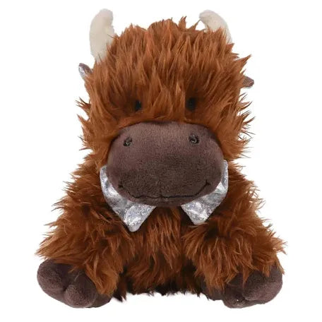 Cindy Lou Highland Cow Xmas Plush with Rope Core
