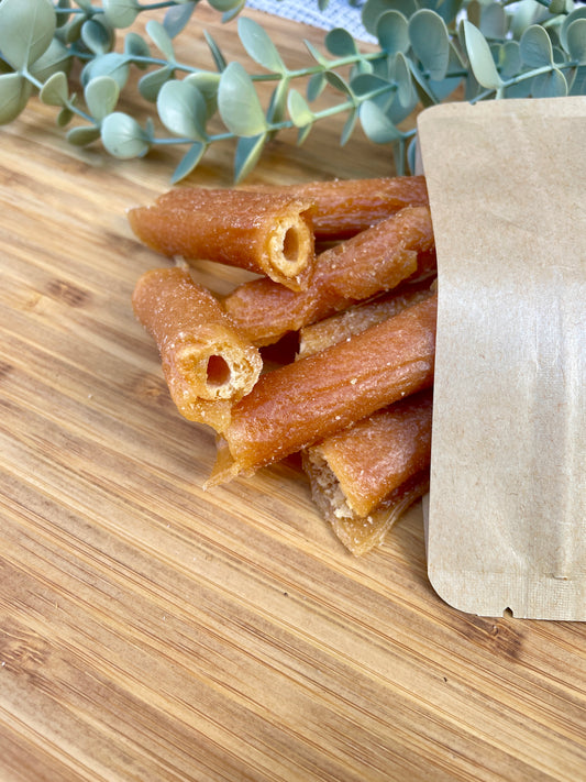 Chicken Wrapped Rice Tubes