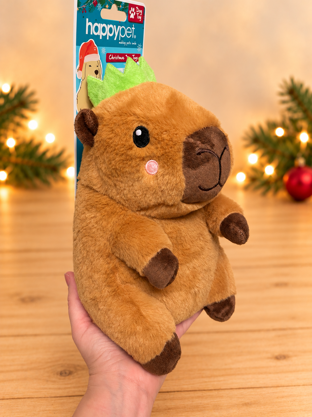 Corby the Capybara Christmas Plush – Standard & Jumbo