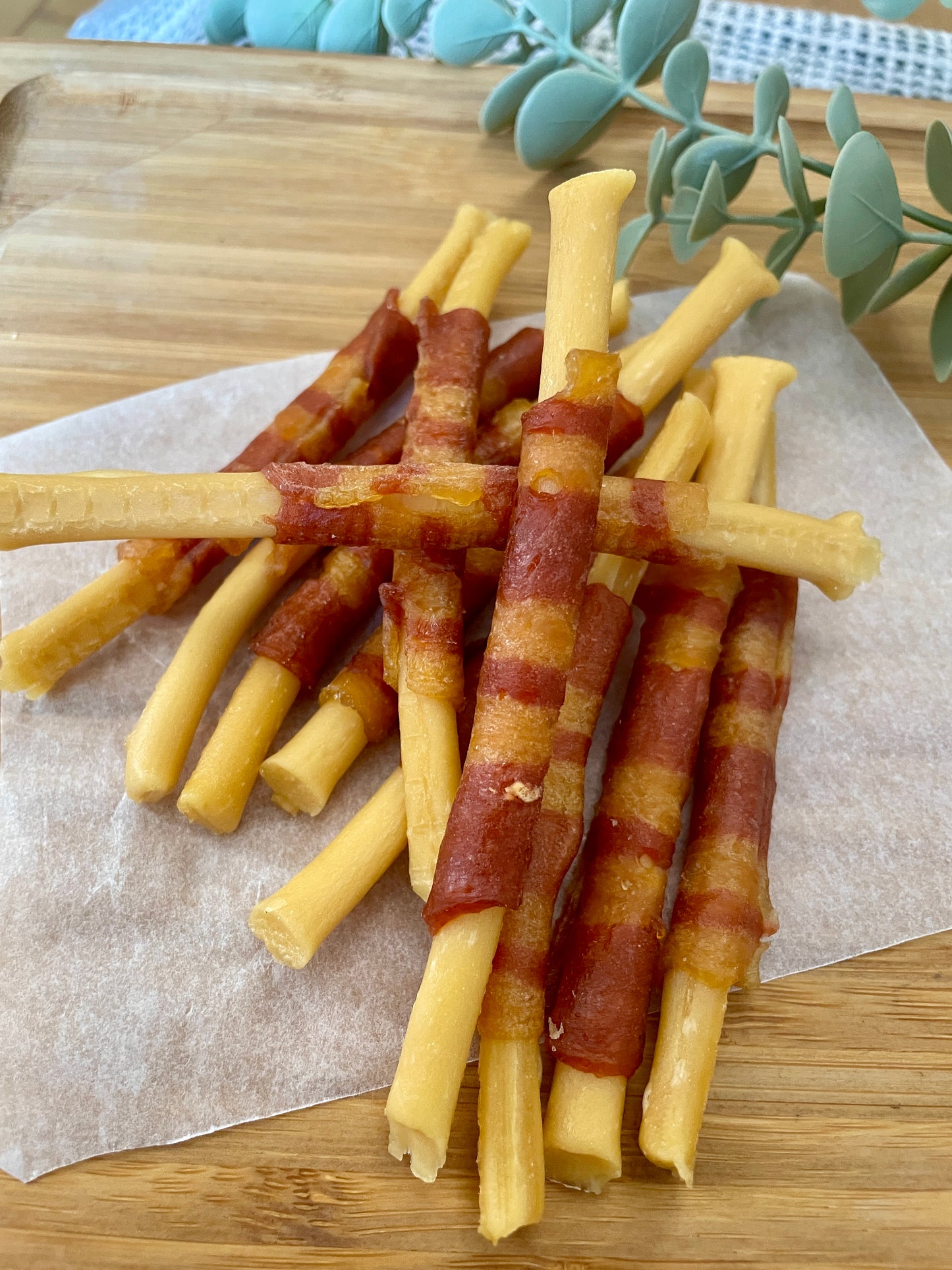 Chicken Wrapped Cheese Sticks