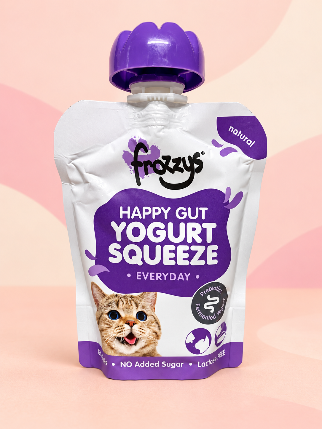 Frozzys Happy Gut Yoghurt Squeeze for Cats – Everyday