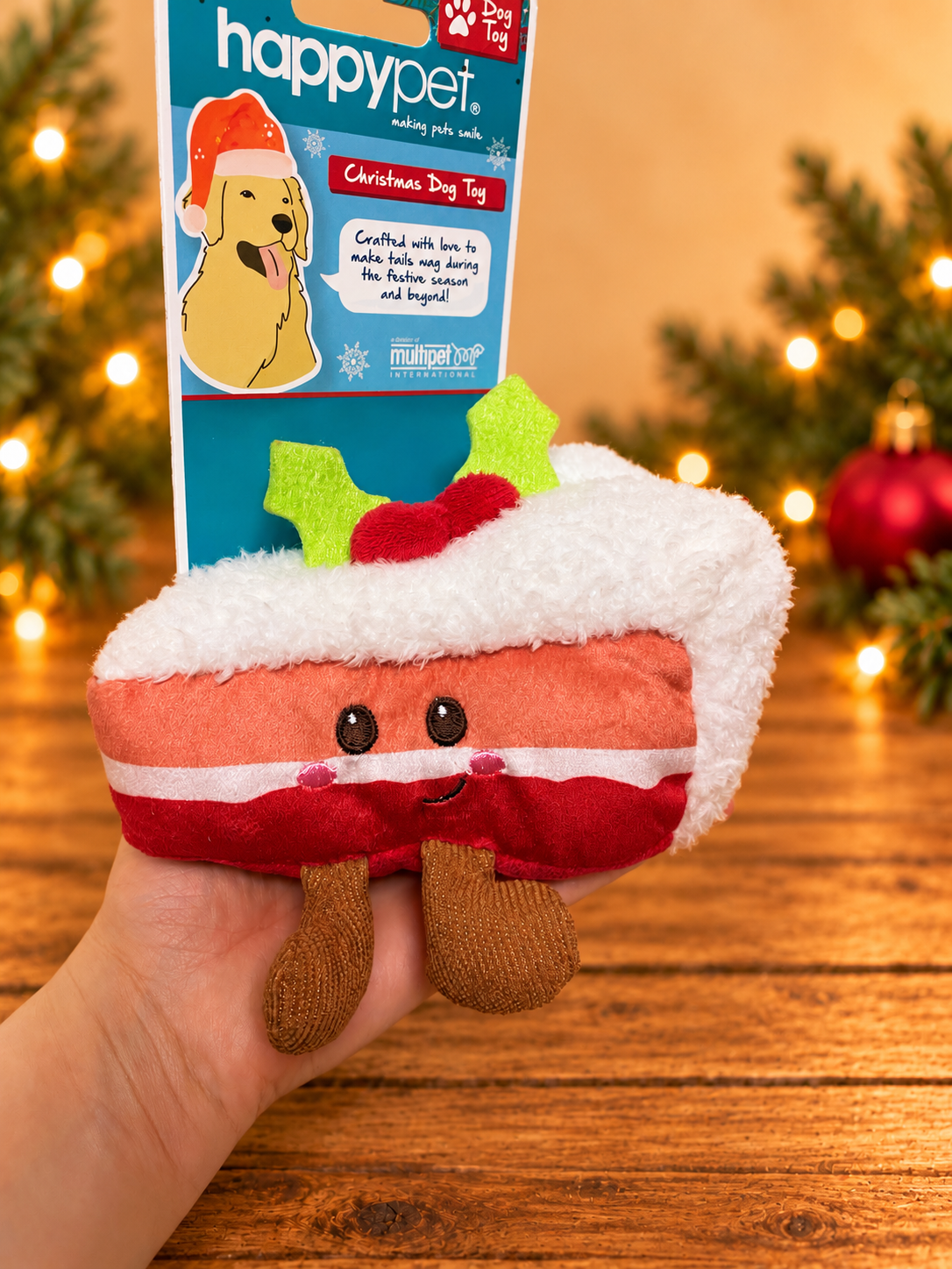 Red Velvet Cake Christmas Plush Toy