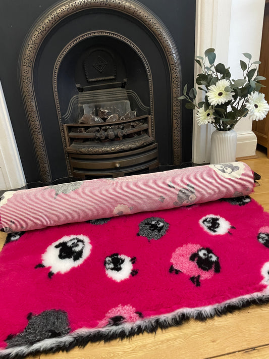 Pink Sheep Premium Non Slip Vet Bedding