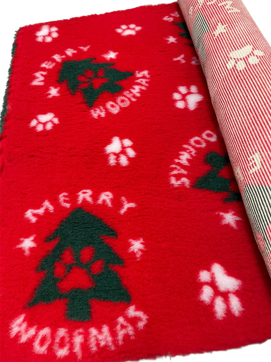 Christmas Festive Merry Woofmas Premium Non Slip Vet Bedding