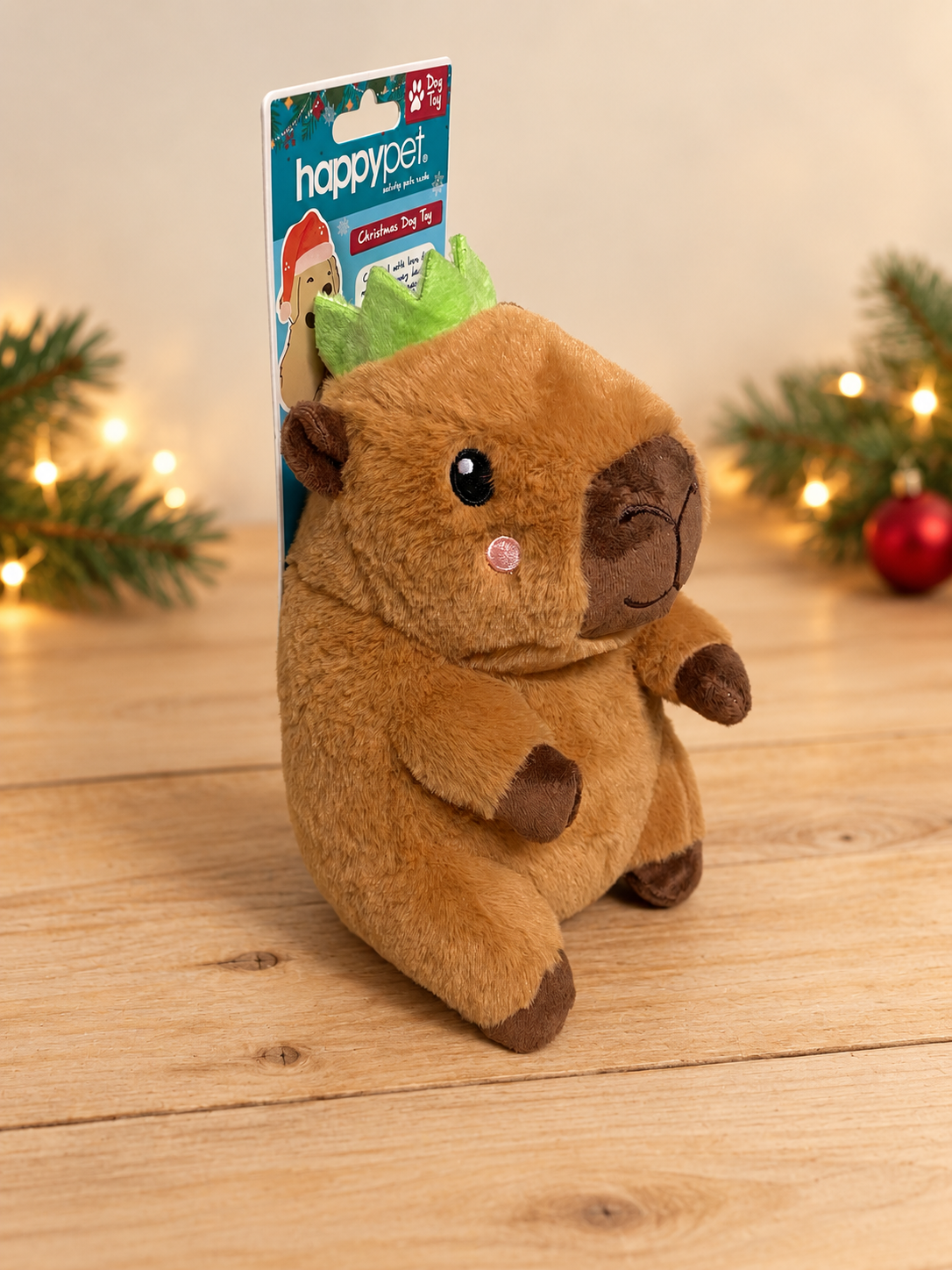 Corby the Capybara Christmas Plush – Standard & Jumbo