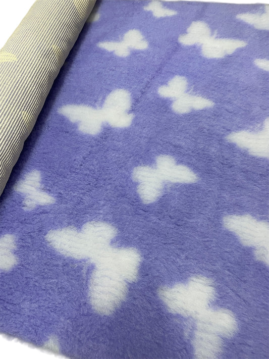 Lilac Butterfly Premium Non Slip Vet Bedding