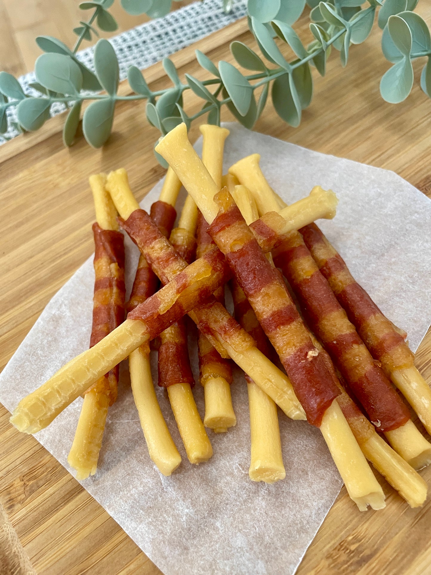 Chicken Wrapped Cheese Sticks