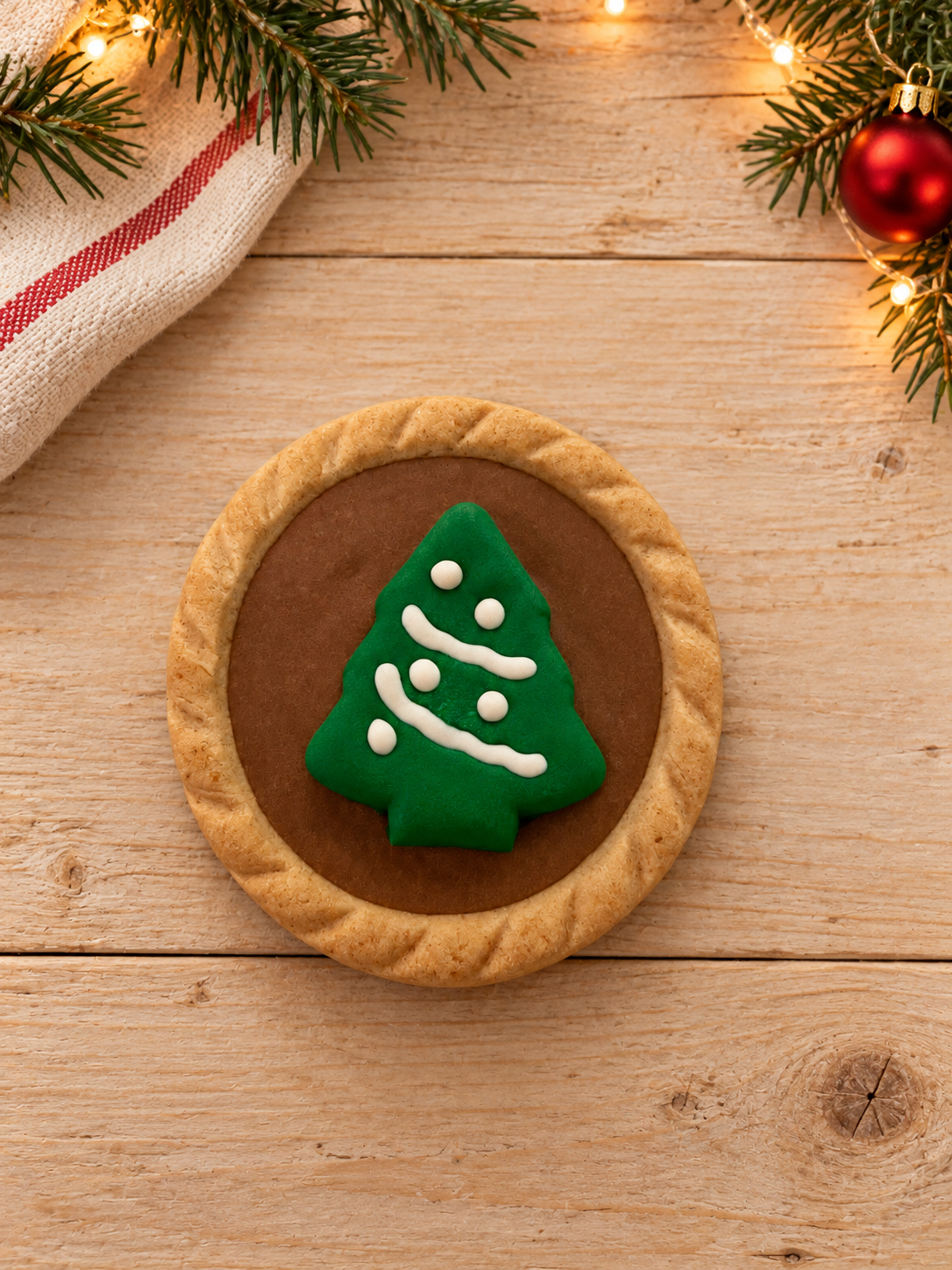 Christmas Iced Mince Pie Dog Biscuits – Pack of 2