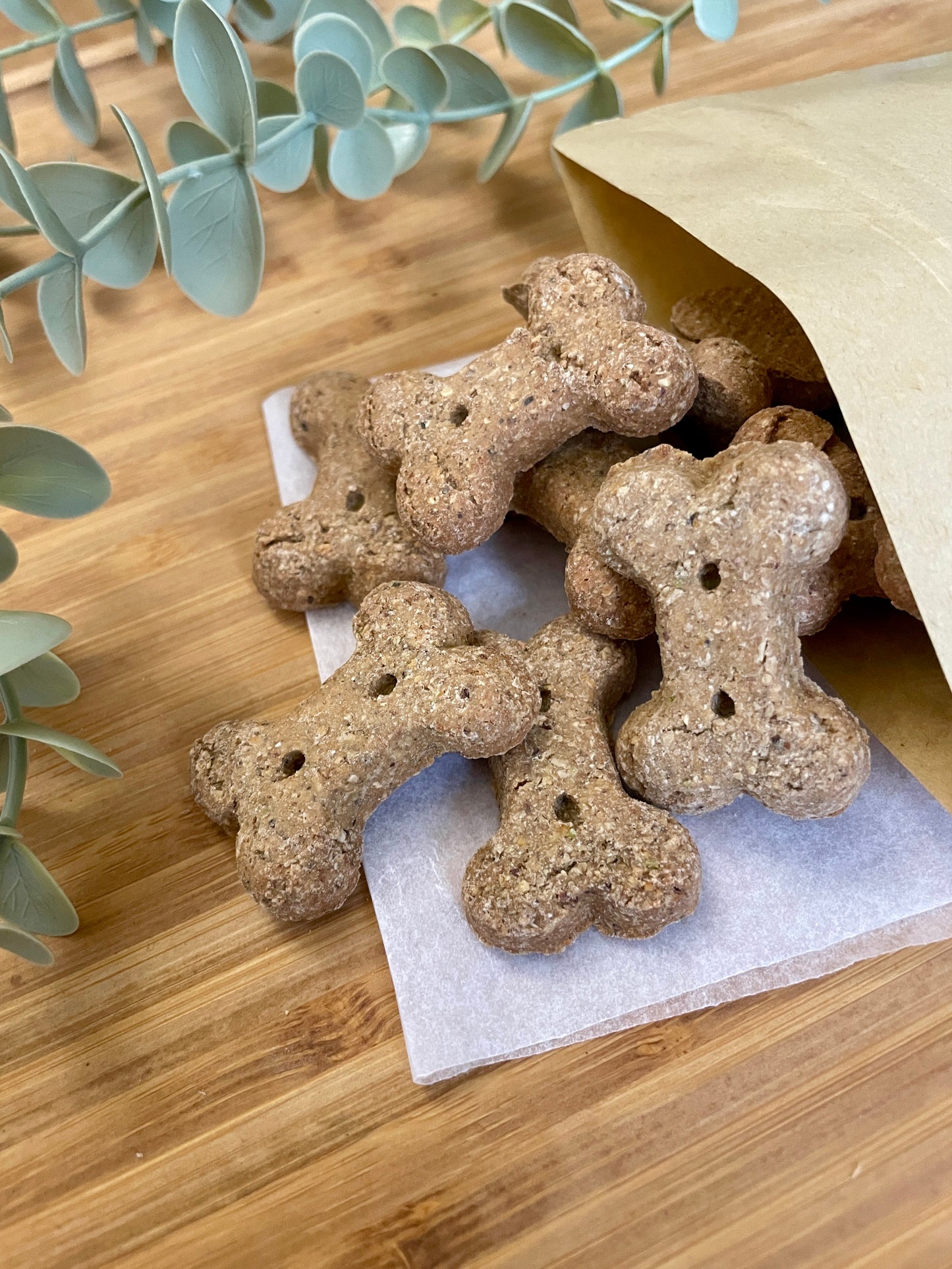 Grain Free Banana, Apple & Blueberry Biscuit Bones