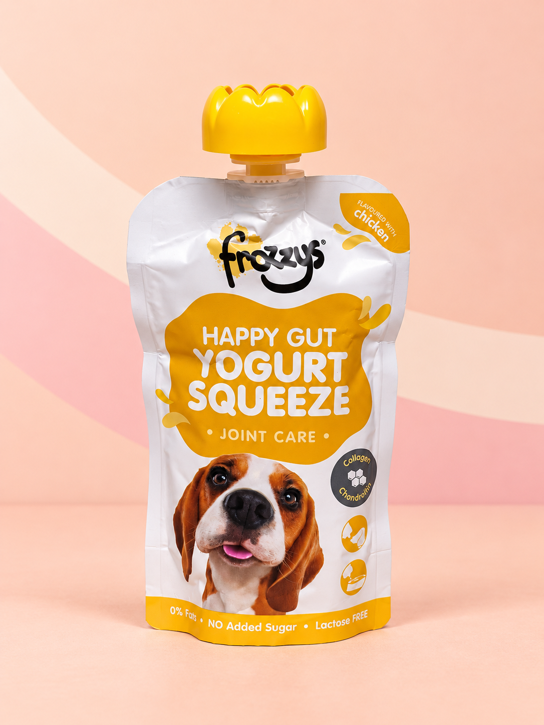 Frozzys Happy Gut Yoghurt Squeeze for Dogs – Everyday & Chicken Joint Care