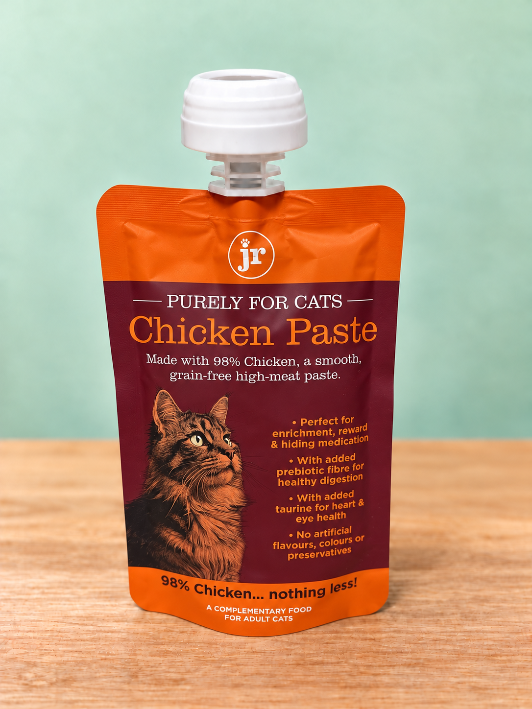 JR Purely for Cats Premium Paste+ – 98% Meat Cat Treat & Meal Topper