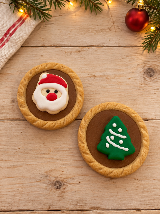 Christmas Iced Mince Pie Dog Biscuits – Pack of 2