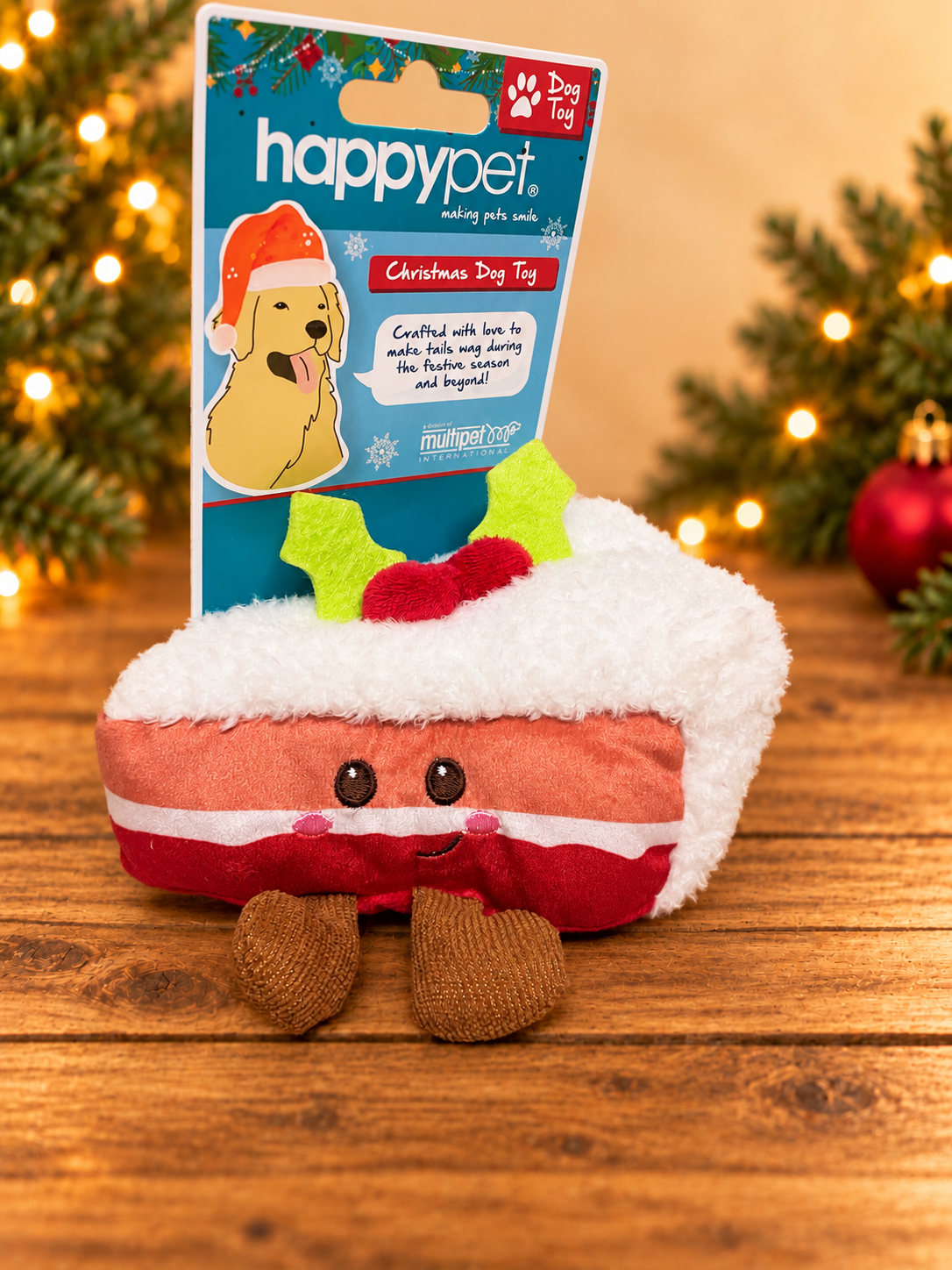 Red Velvet Cake Christmas Plush Toy