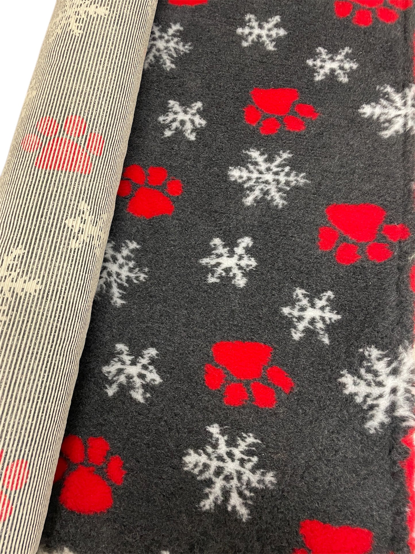 Christmas Festive Snowflake Non Slip Vet Bedding