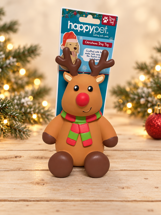Ralph Reindeer Christmas Latex Dog Toy – Super Squeaky