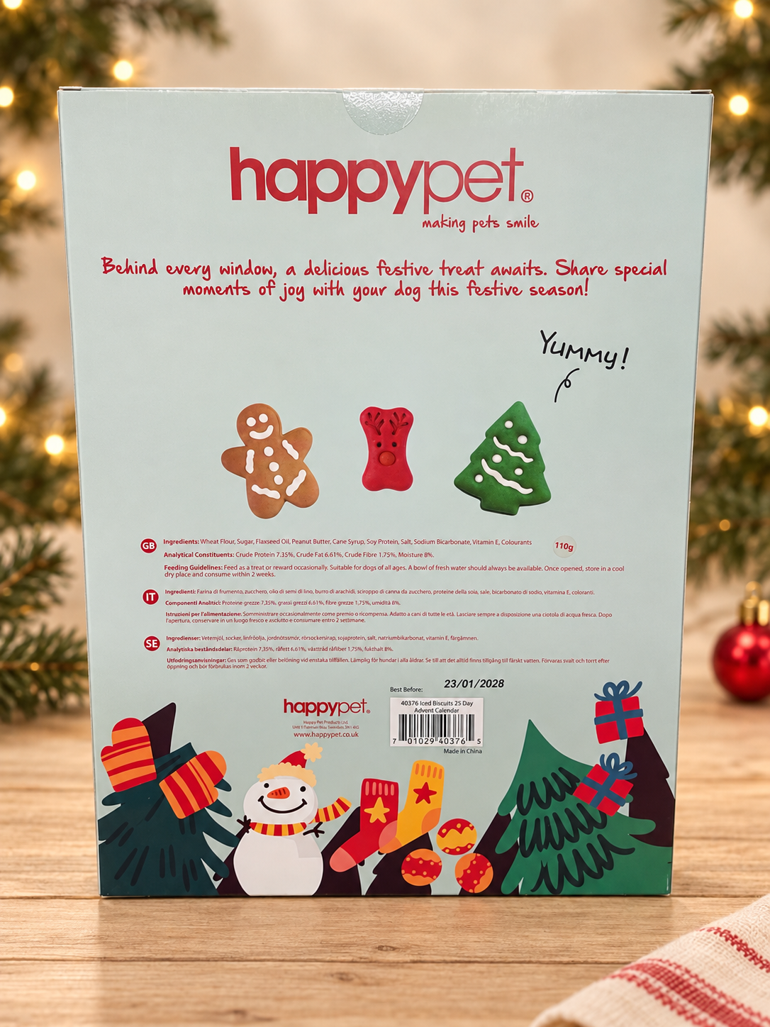 Iced Biscuit 25 Day Dog Advent Calendar