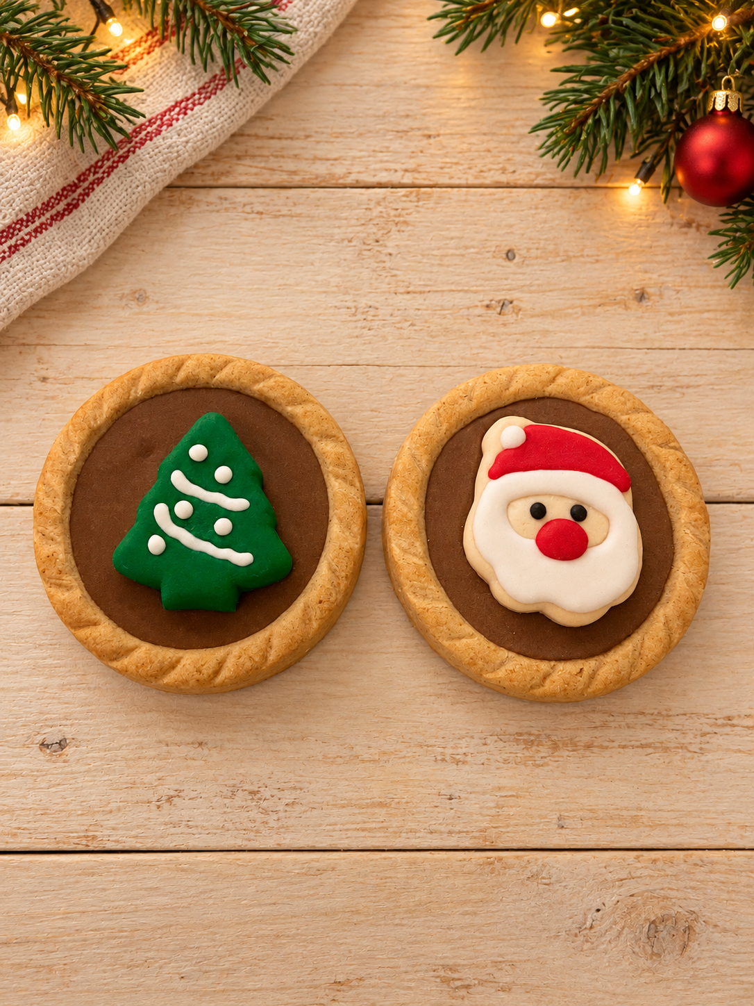 Christmas Iced Mince Pie Dog Biscuits – Pack of 2