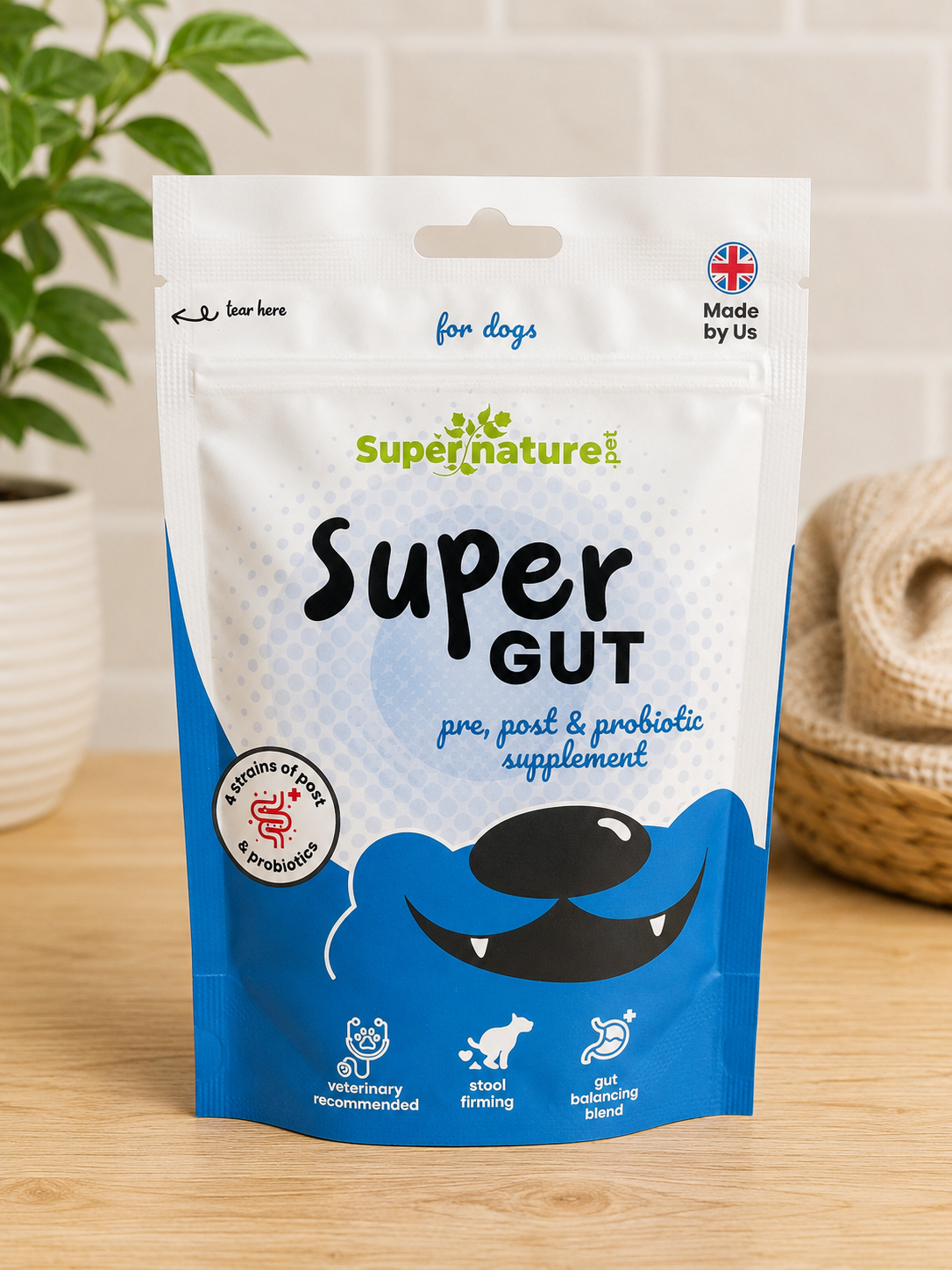 Super Gut – Pre, Post & Probiotic Supplement for Dogs 150g