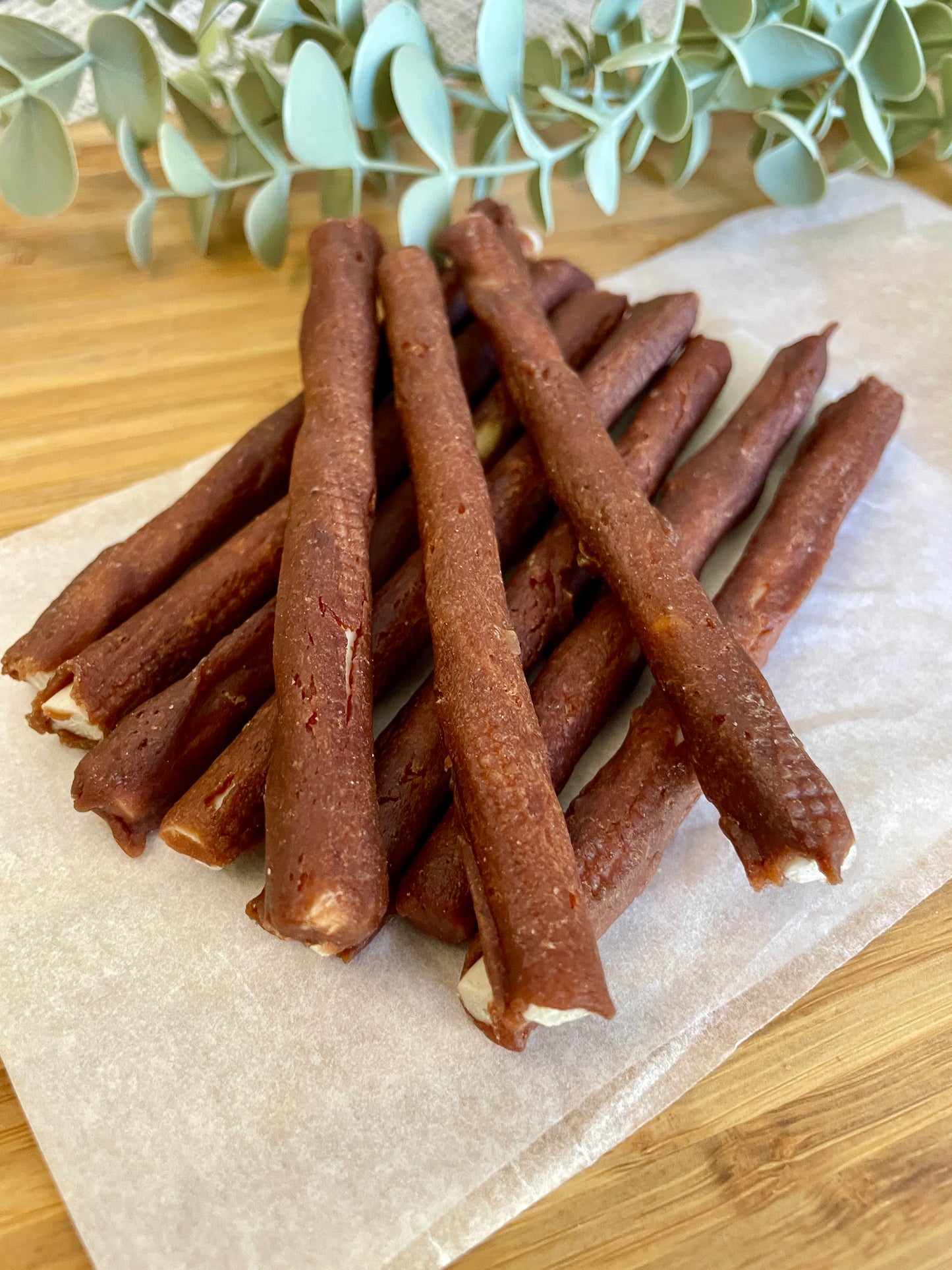 Beef Wrapped Rawhide Sticks (Pack of 10)