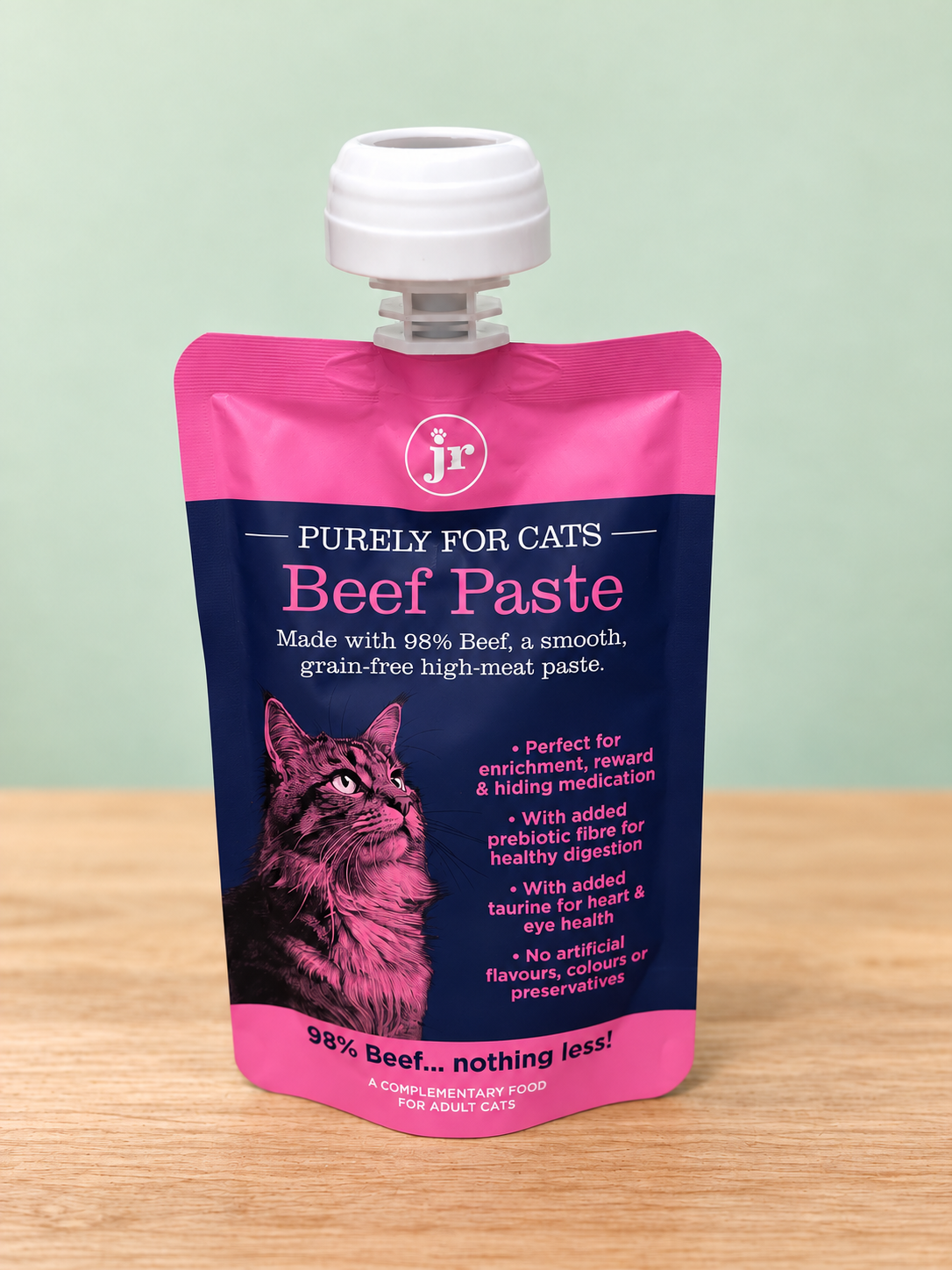 JR Purely for Cats Premium Paste+ – 98% Meat Cat Treat & Meal Topper