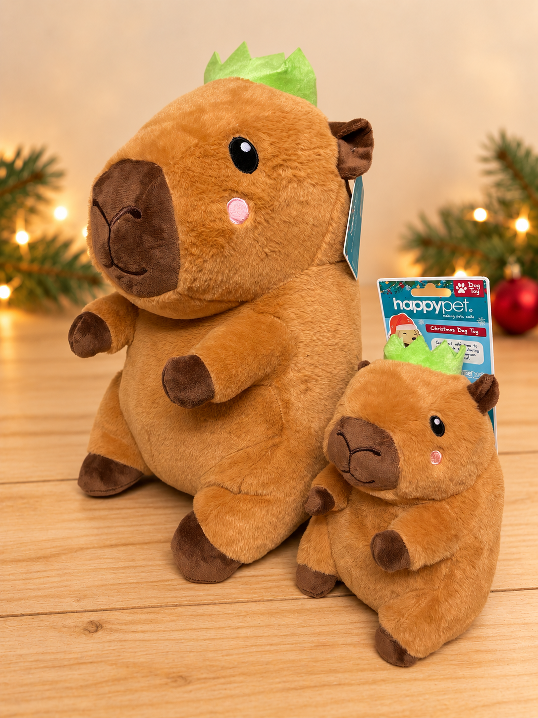 Corby the Capybara Christmas Plush – Standard & Jumbo