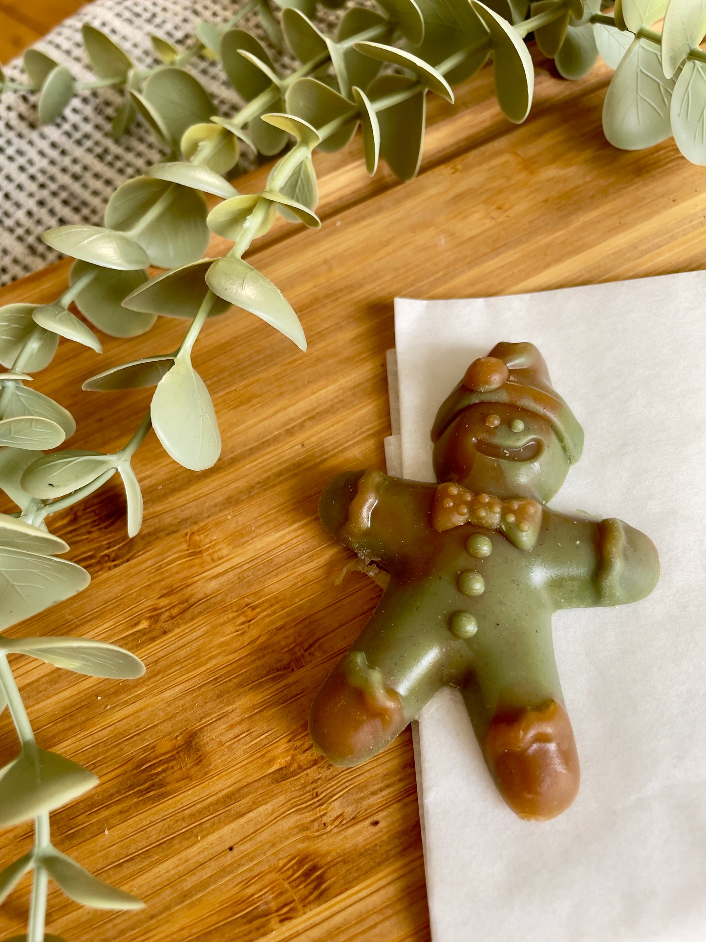 Peanut Butter Apple & Cinnamon Vegan Gingerbread Man *2 Sizes*