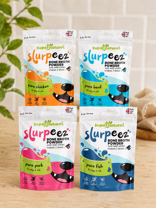 SuperNature Slurpeez Bone Broth Powder for Dogs & Cats