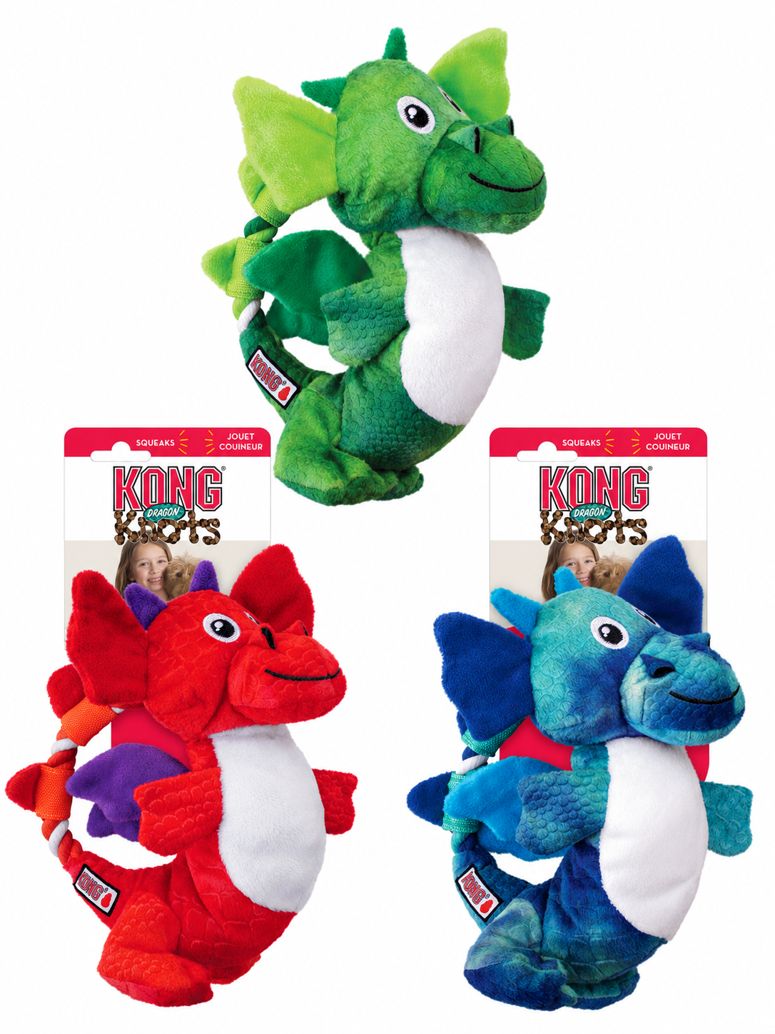 KONG Dragon Knots Assorted Med/Large