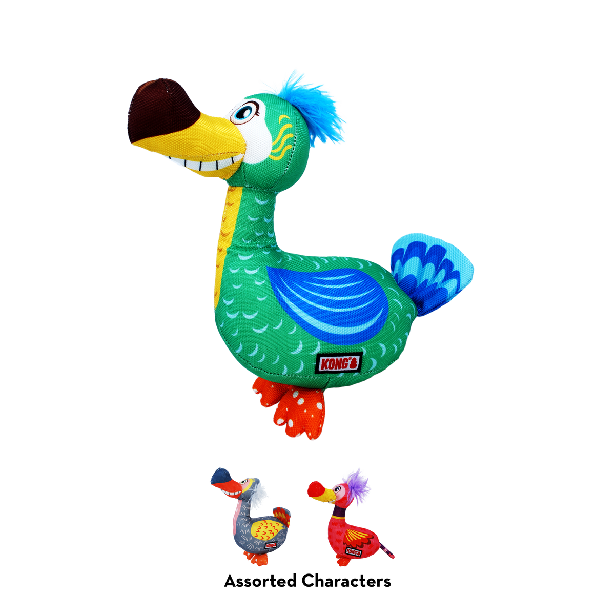 KONG Ballistic Vibez Birds Assorted Md/Lge