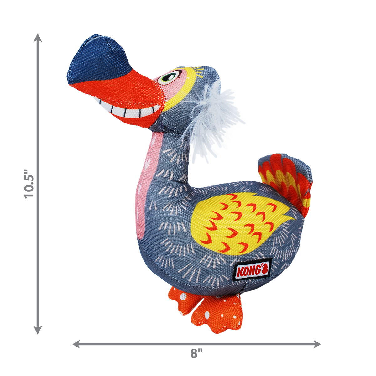 KONG Ballistic Vibez Birds Assorted Md/Lge