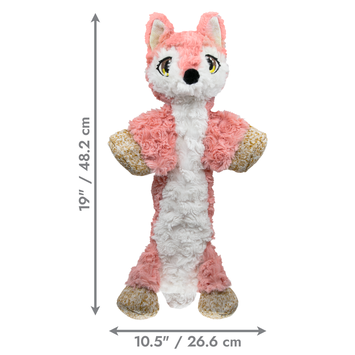 KONG Low Stuff Flopzie Fox Medium