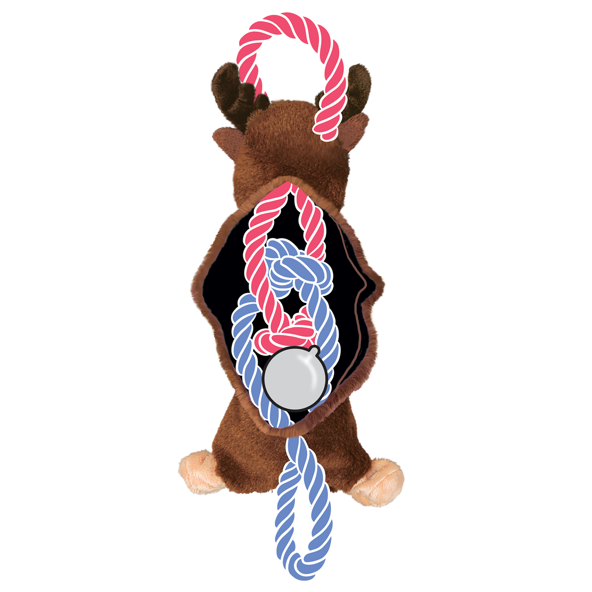 KONG Tugger Knots Moose Med/Lge