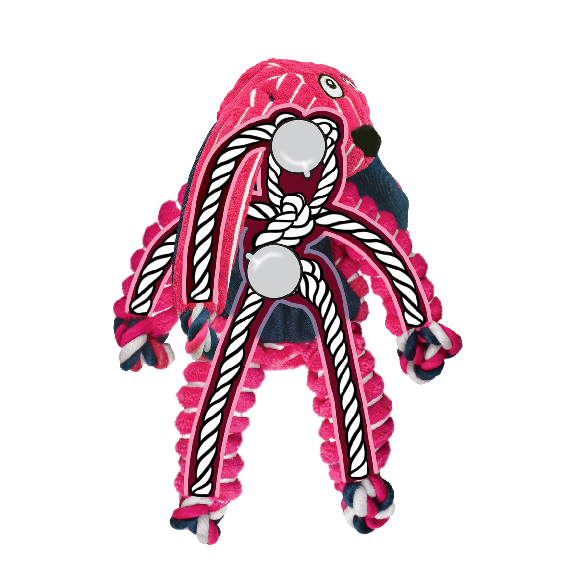 KONG Floppy Knots Bunny Small/Medium