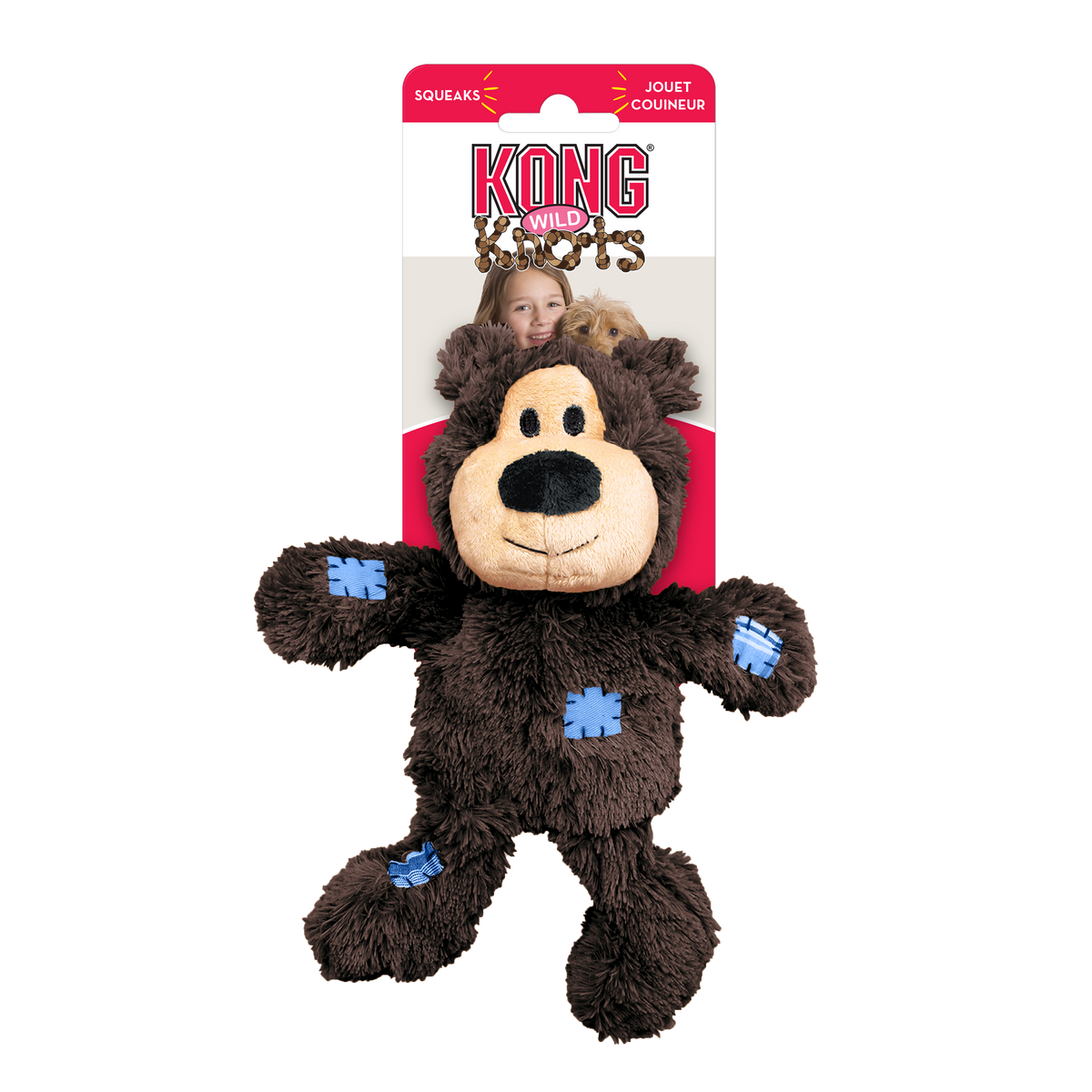 KONG Wild Knots Bear Assorted Small/Med