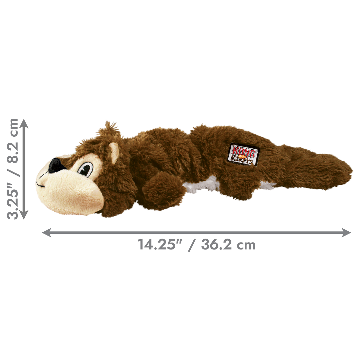 KONG Scrunch Knots Squirrel Medium/Large