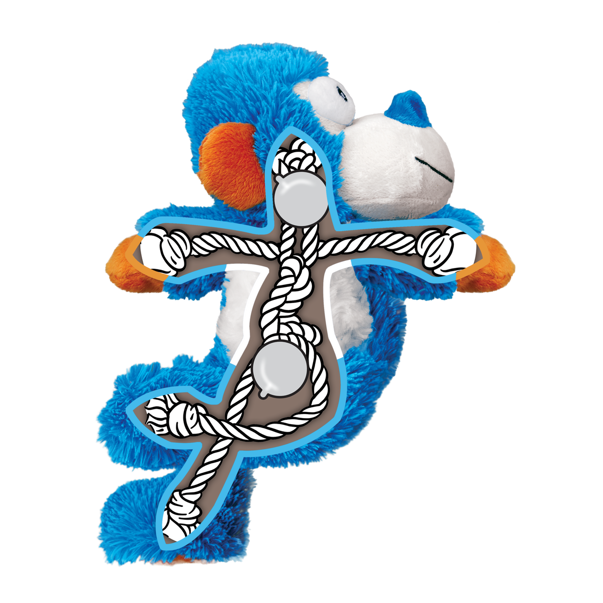 KONG Cross Knots Monkey Small/Medium