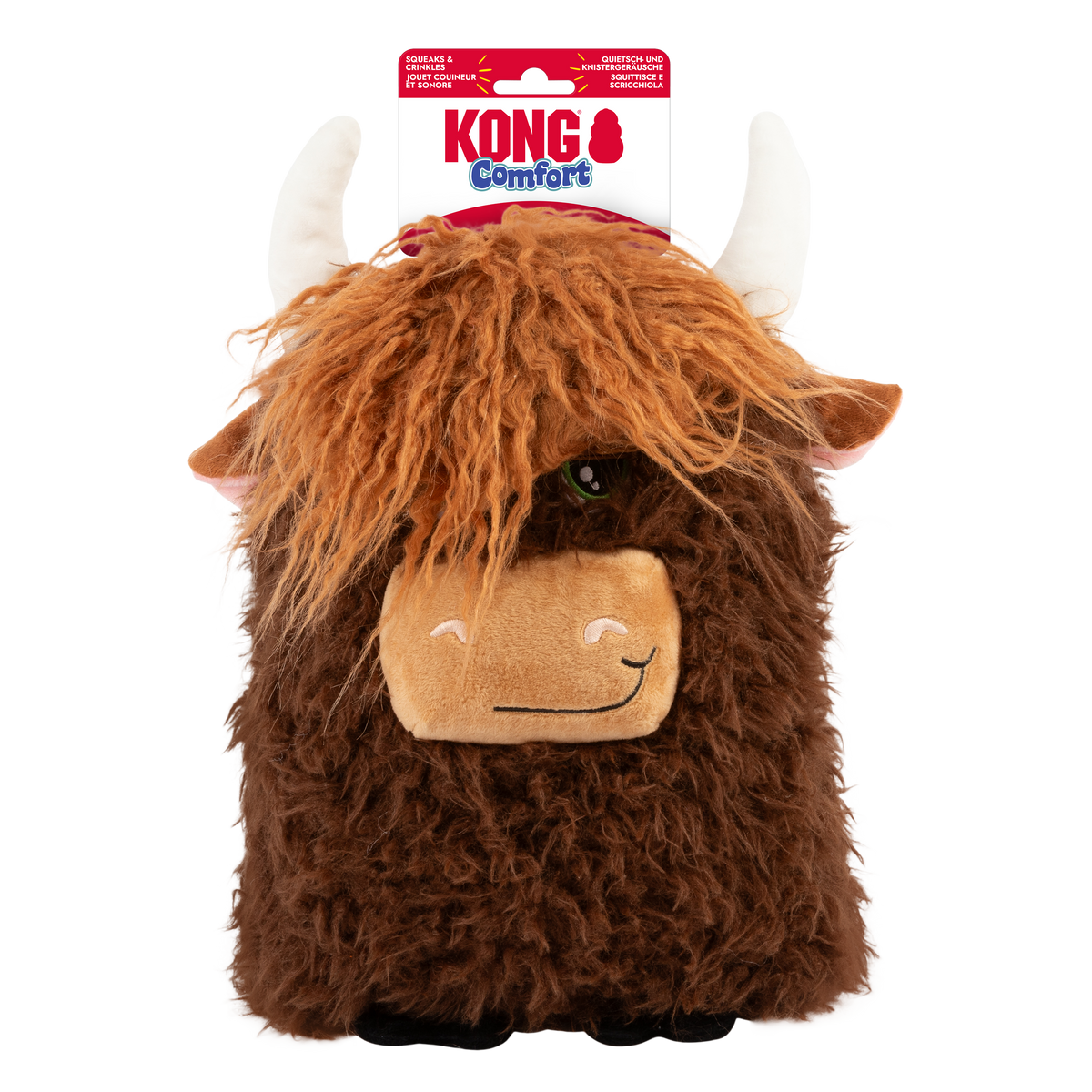 KONG Comfort Jumbo Highland Cow XL