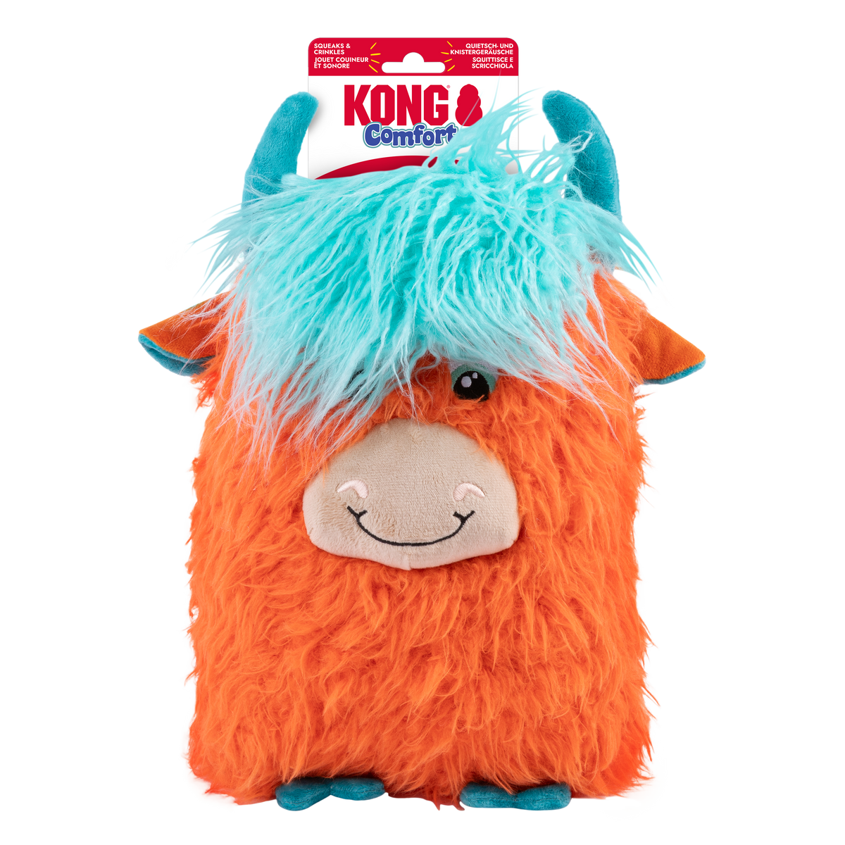 KONG Comfort Jumbo Highland Cow XL