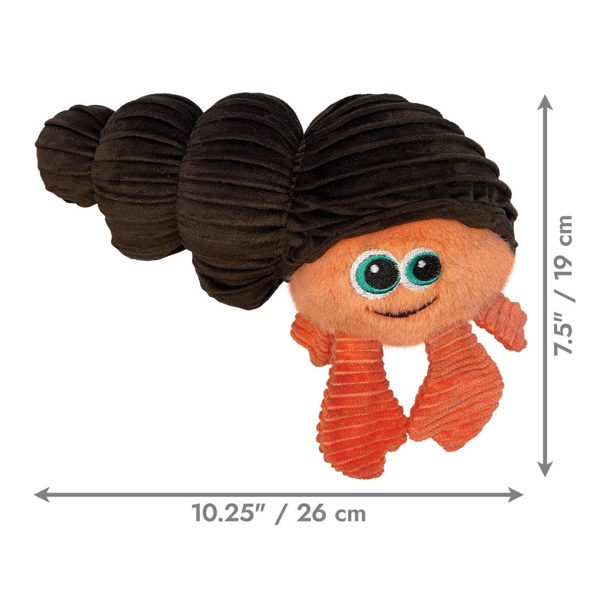 KONG Cuteseas Rufflez Hermit Crab Small/Medium