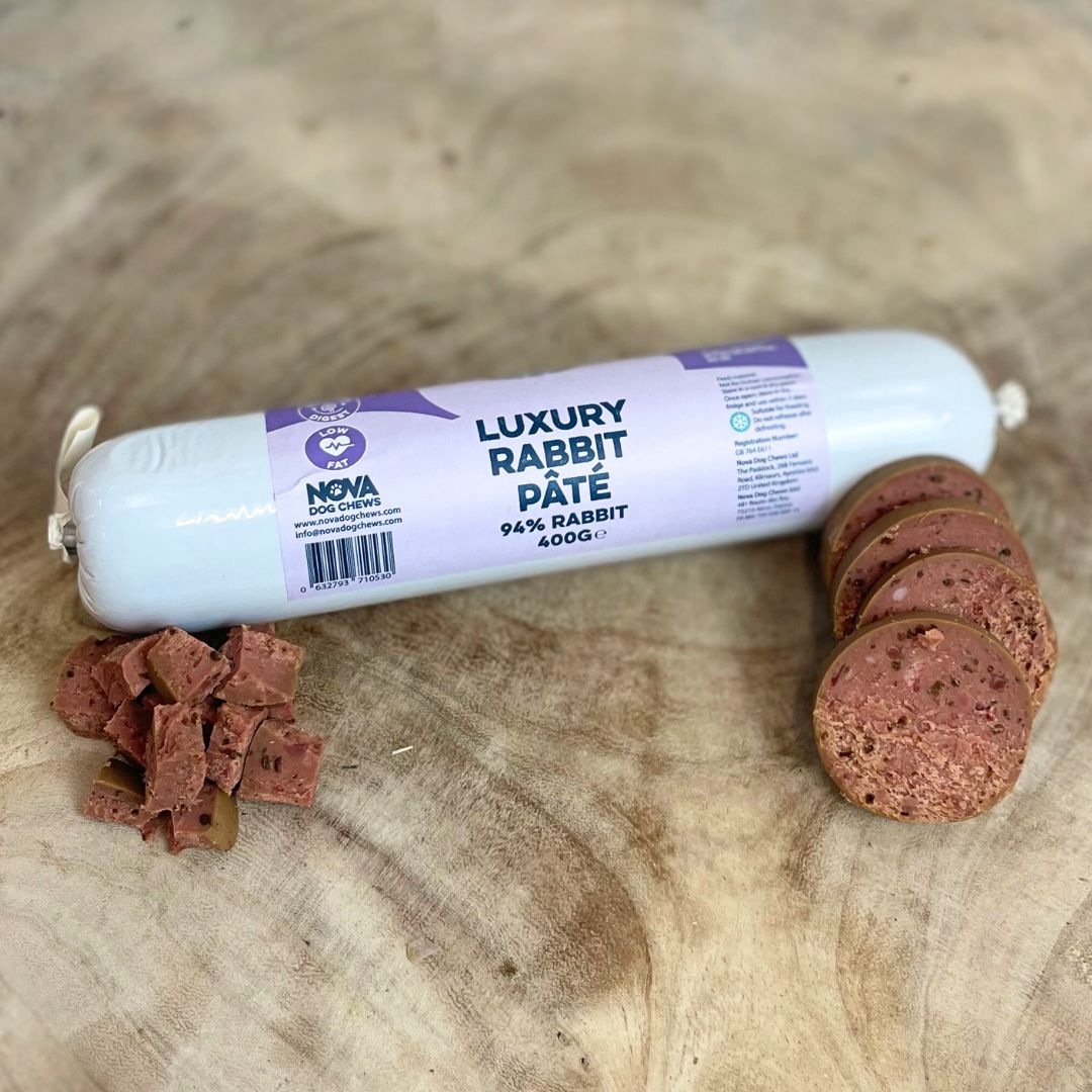 Paddock Farm Luxury Rabbit Pate 400g (Single Protein, Grain & Gluten Free)