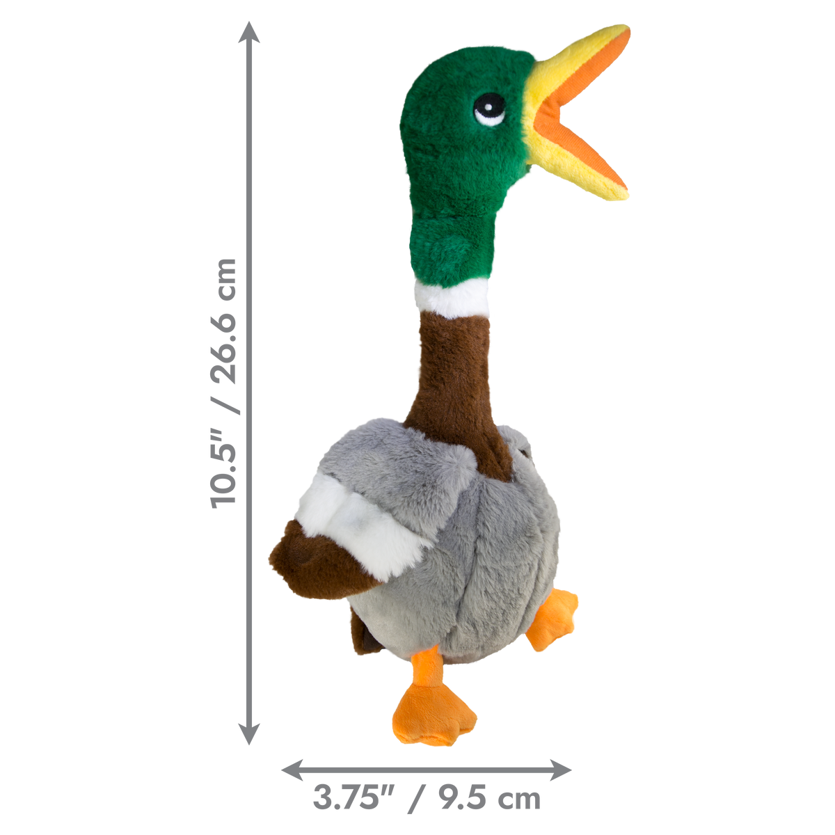 KONG Shakers Honkers Duck Small