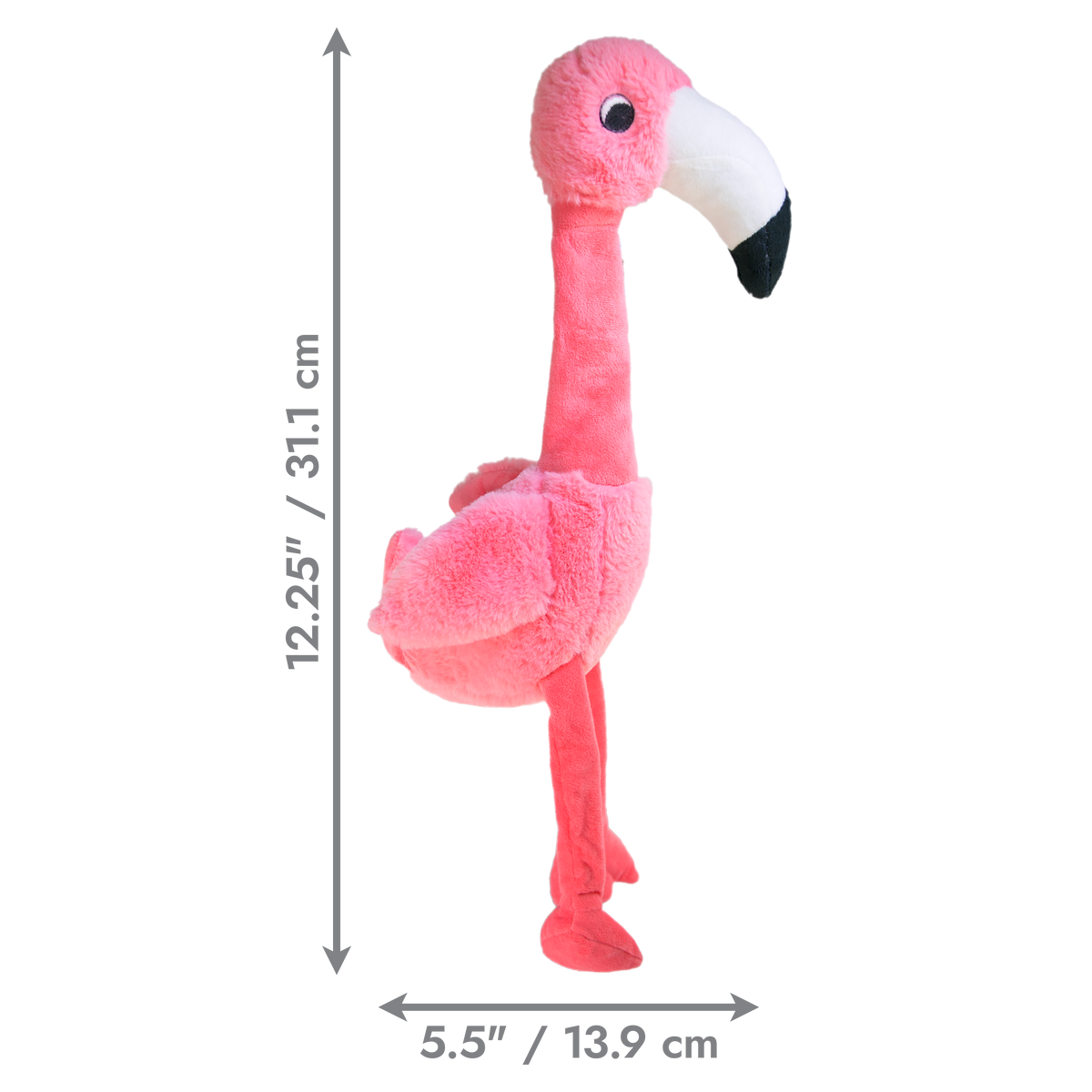 KONG Shakers Honkers Flamingo Small
