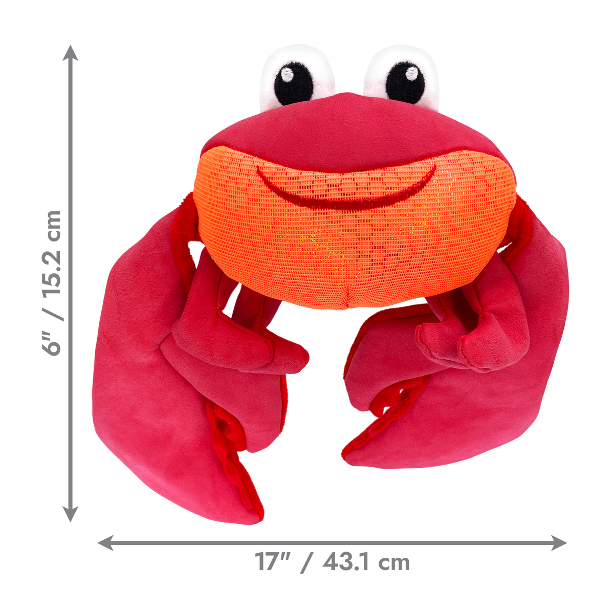 KONG Shakers Shimmy Crab Medium