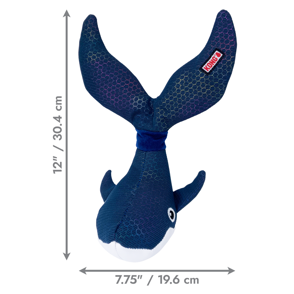 KONG Shakers Shimmy Whale Medium
