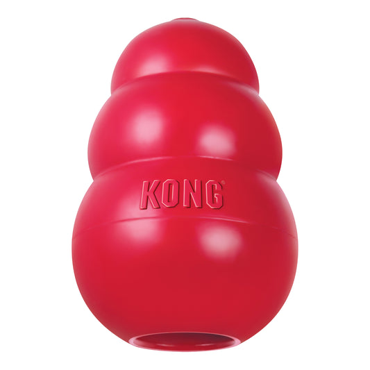 KONG Classic Red Dog Toy – Stuffable Enrichment & Chew Toy