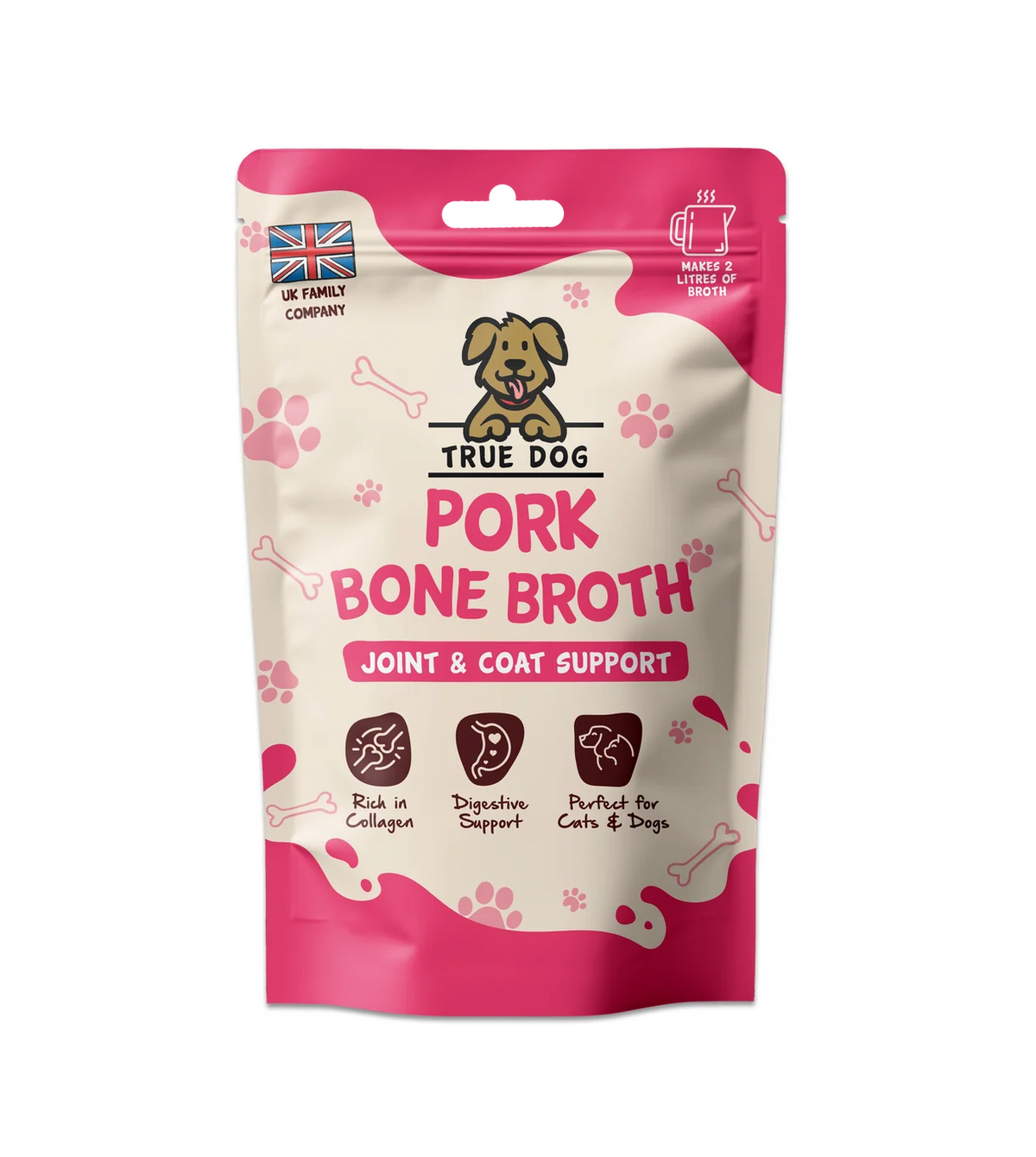 True Dog 100% Bone Broth for Dogs & Cats 4 Flavours
