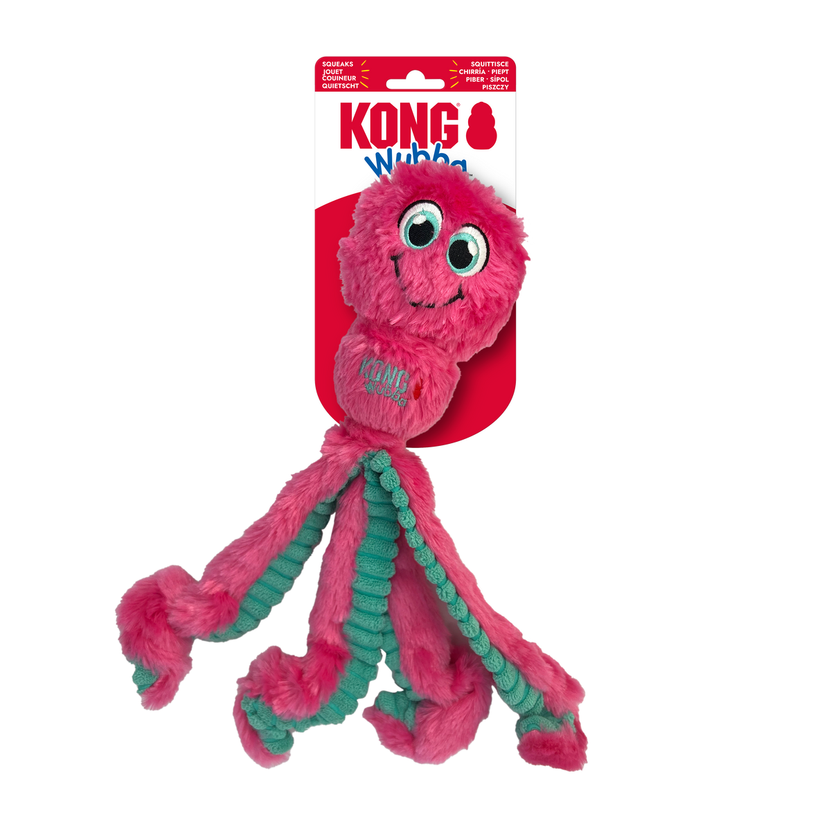 KONG Wubba Octopus Assorted Large