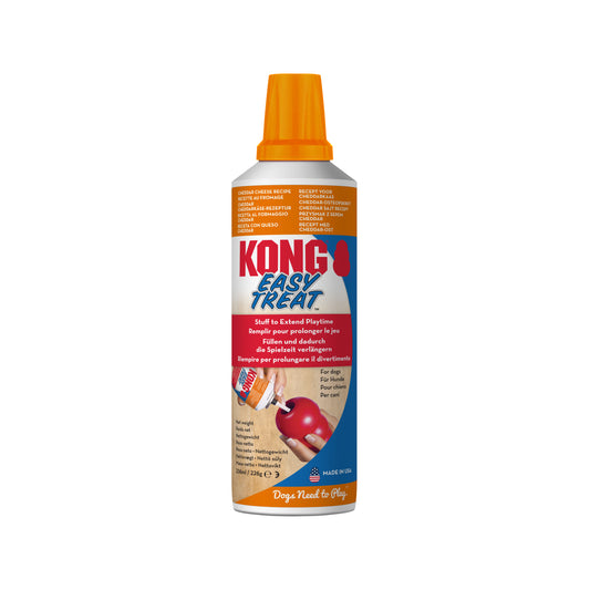 KONG Easy Treat Cheddar Cheese – Dog Treat Paste for Stuffing KONG Toys