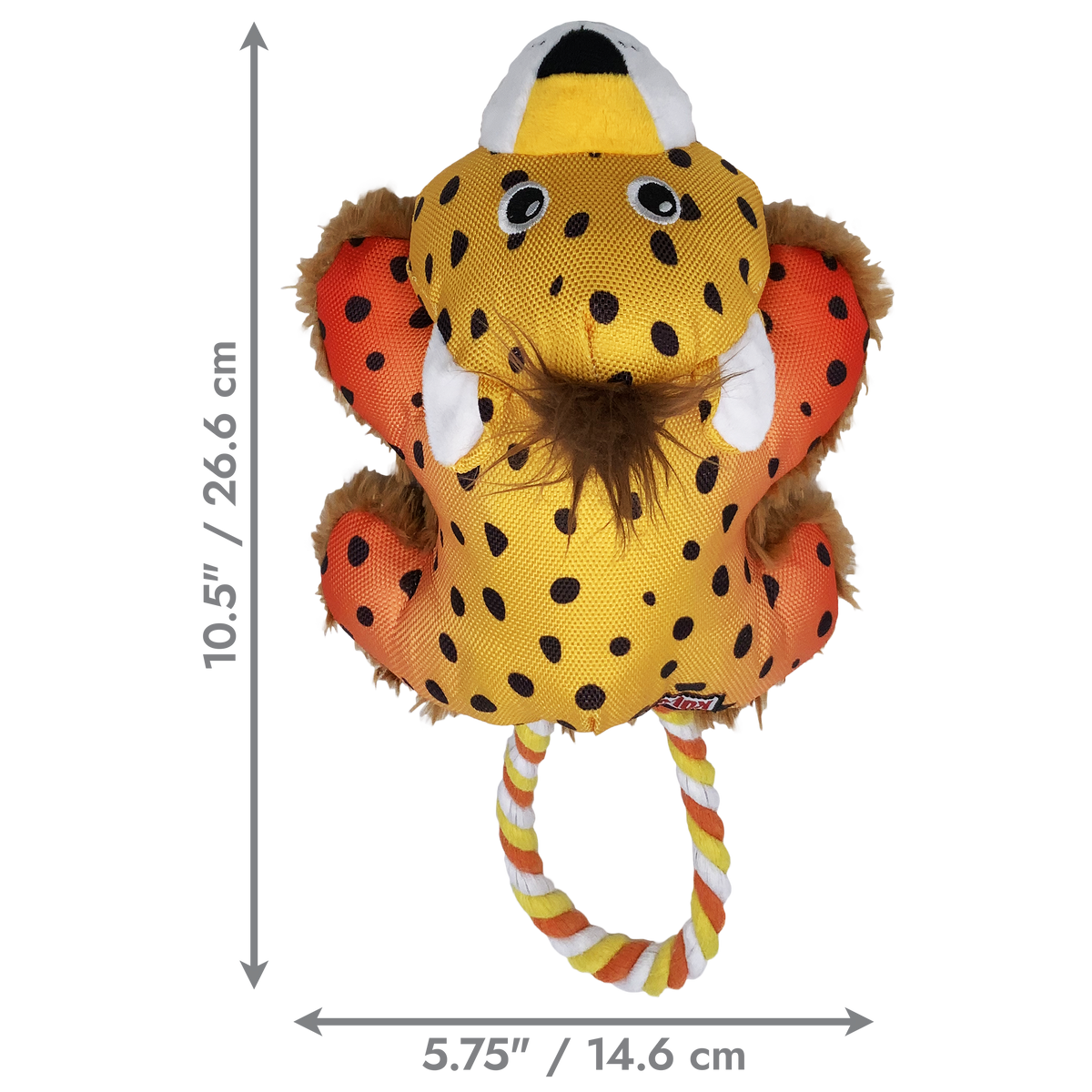 KONG Cozie Tuggz Cheetah Small/Medium
