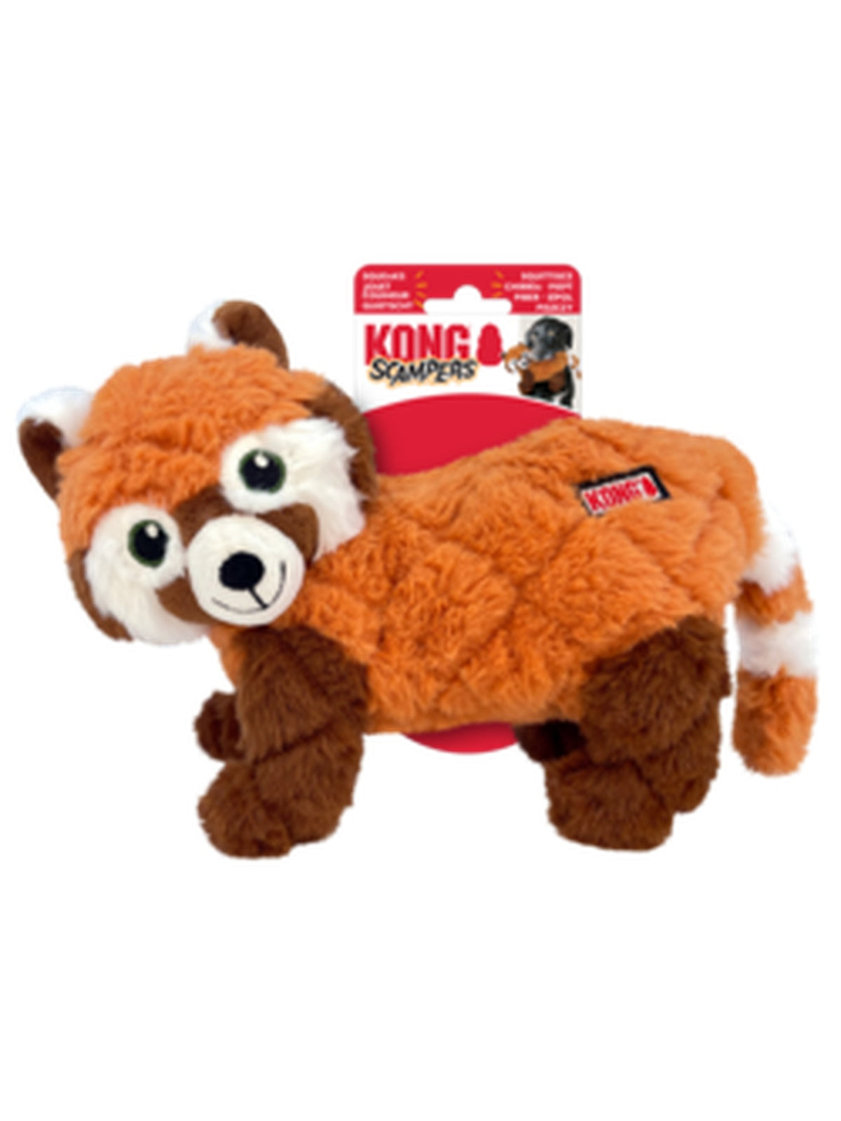 KONG Scampers Red Panda Medium